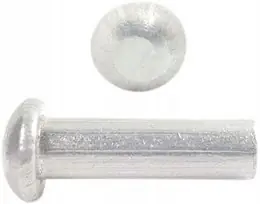 2x5 Nit nity aluminiowe łeb kulisty DIN 660 50szt. Ekspresowa dostawa